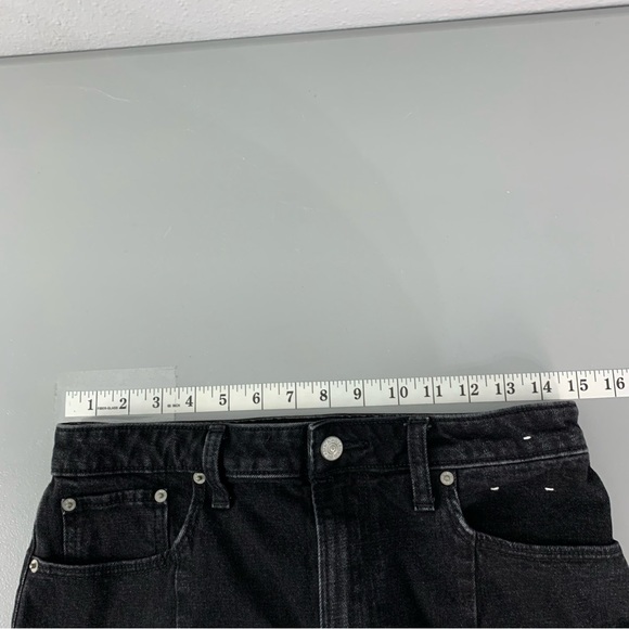 Abercrombie Fitch Womens Skinny High Rise Jeans Curve Love Size 6 (29x30) Black - Picture 9 of 12